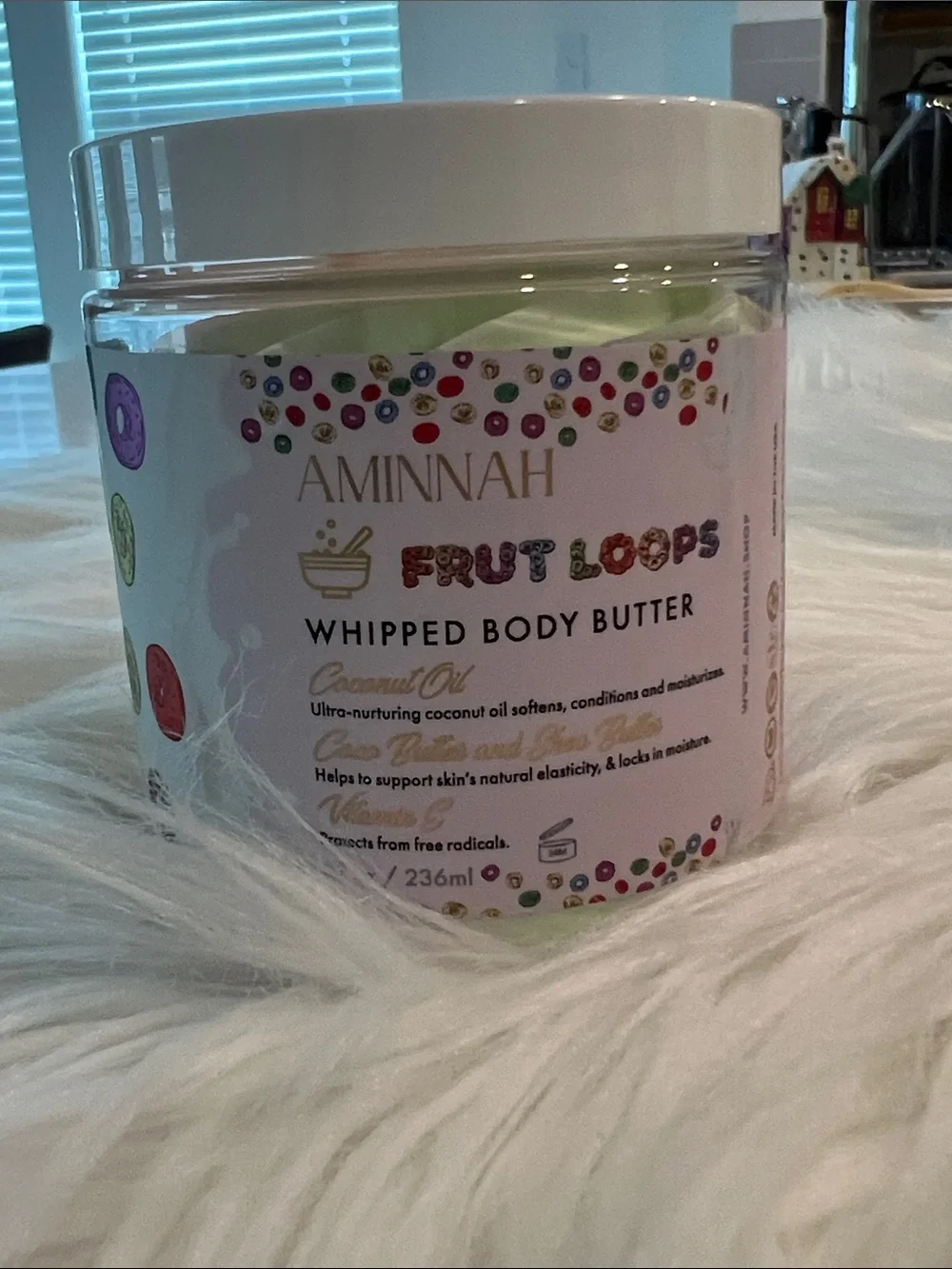 NWT Aminnah Fruit Loops Whipped Body Butter retails $38.00 USD